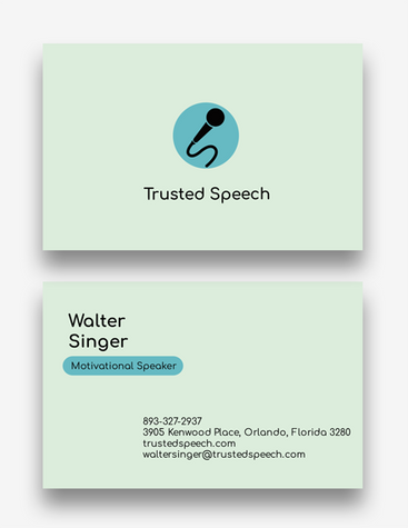 Speaker Business Card