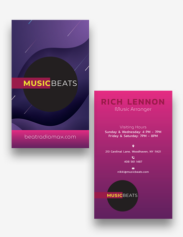 Music Arranger Business Card