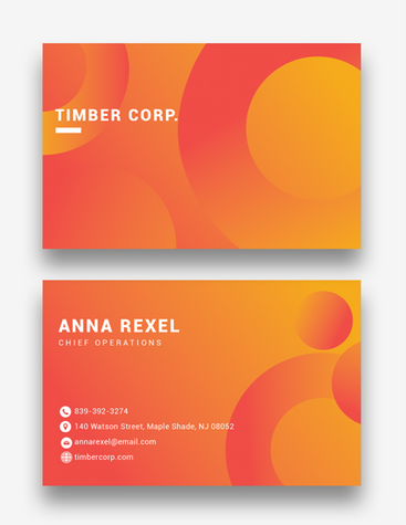 Chief Operations Business Card