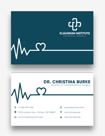 Heart Surgeon Business Card
