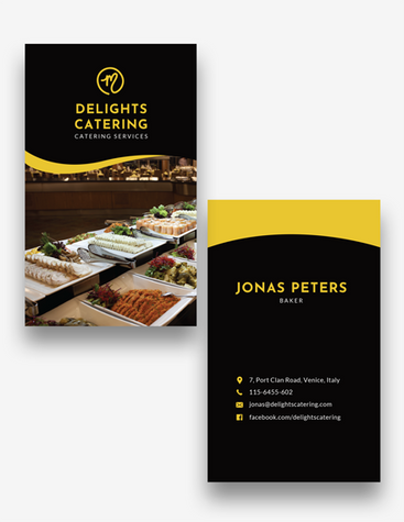 Dashing Catering Business Card