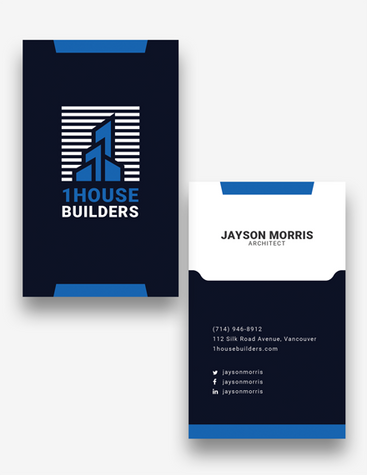 Modern Builder Business Card