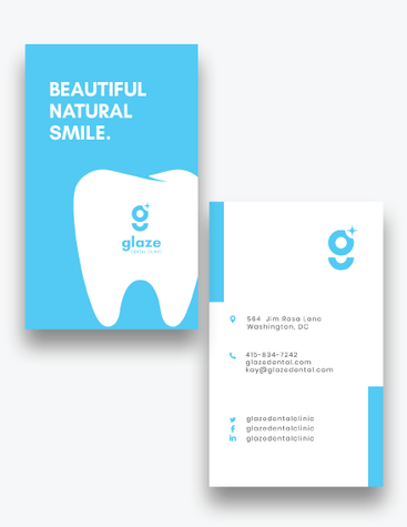 Neat Dental Clinic Business Card