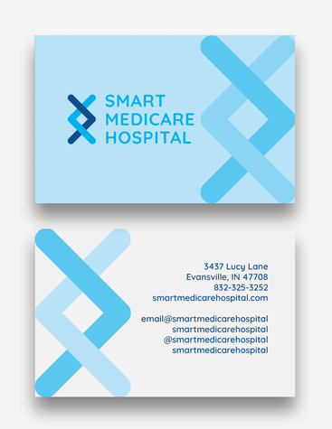 Blue Medical Clinic Business Card