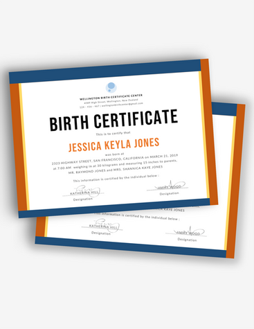 Simple Birth Certificate