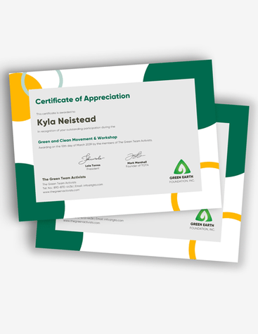 Green Environment Certificate