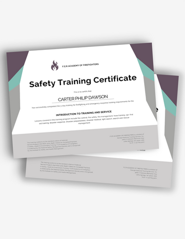 Training Completion Certificate