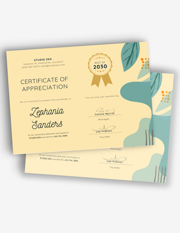 Fun Appreciation Certificate