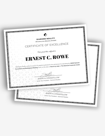 Simple Excellence Certificate
