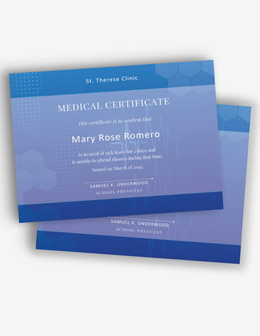 Clean Medical Certificate