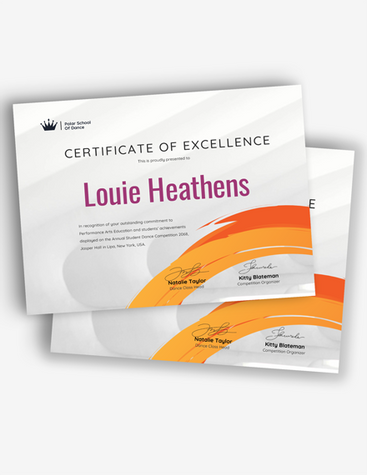 Club Excellence Certificate