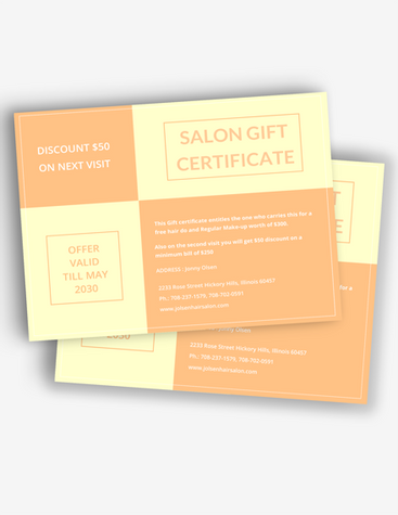 Bright Salon Gift Certificate