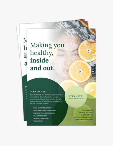 Bright Health & Wellness Flyer