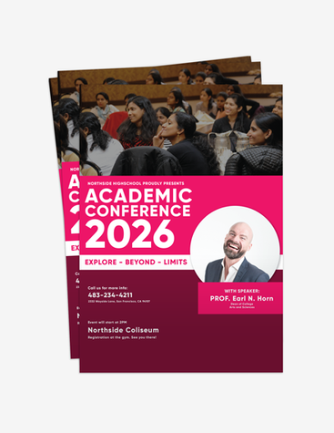 Chic Academic Conference Flyer
