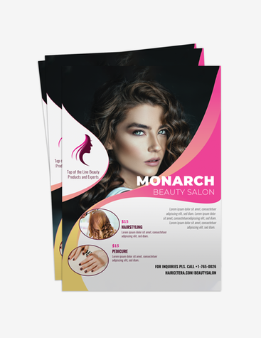 Vibrant Beauty Salon Flyer