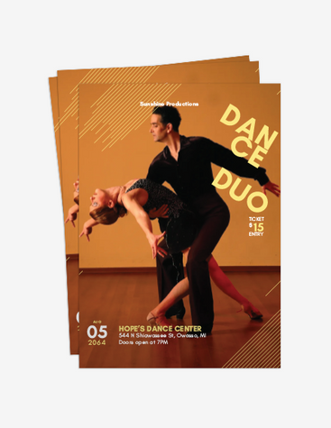 Elegant Dance Recital Flyer