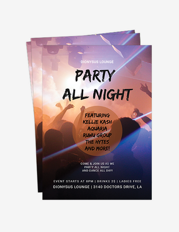 Bright Club Party Flyer