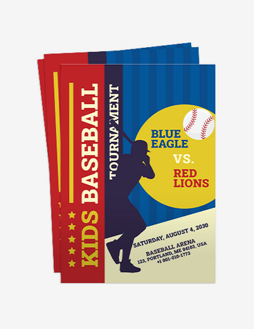 Cool Baseball Tournament Flyer