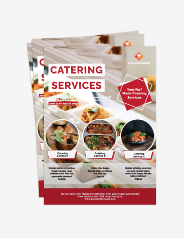 Red Catering Services Flyer