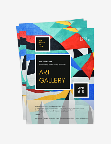Artistic Art Gallery Flyer
