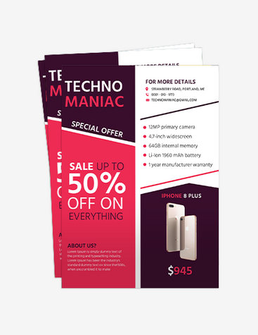 Modern Technology Sale Flyer