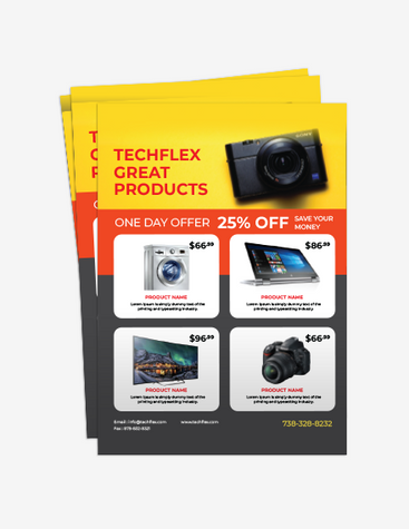 Electronics Retail Promo Flyer