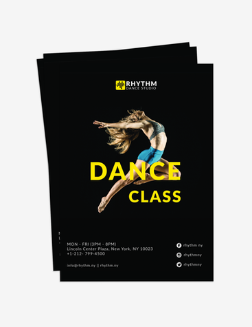 Striking Dance Studio Flyer