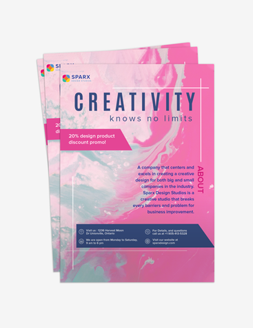 Vibrant Creative Agency Flyer