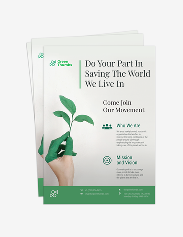Environmental Nonprofit Flyer
