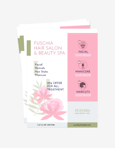 Girly Salon and Spa Flyer