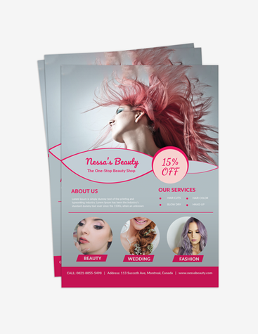 Cool Beauty Salon Flyer