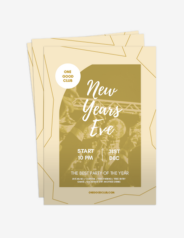 Chic New Year Party Flyer