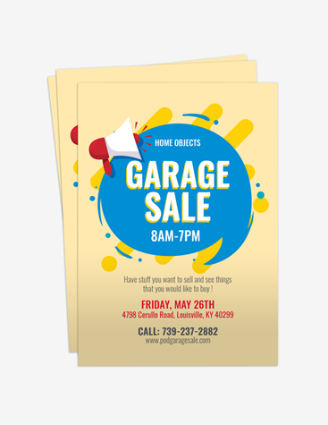 Fun Garage Sale Flyer