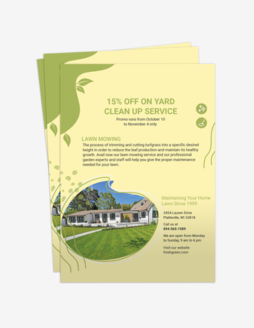Lawn Services Flyer