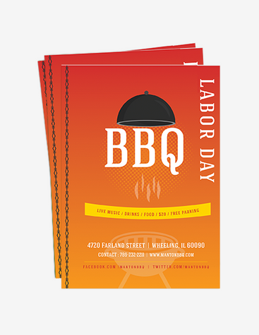 Enticing Labor Day BBQ Flyer