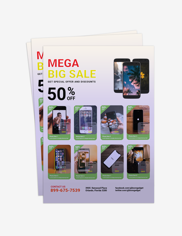 Gadget Store Sale Flyer