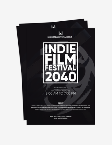 Dark Film Festival Flyer