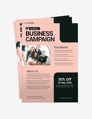 Two-Toned Business Solutions Flyer