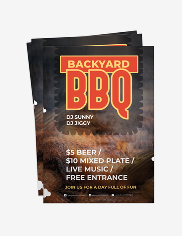 Backyard Barbeque Event Flyer