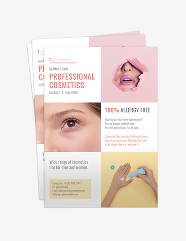 Beauty Cosmetics Company Flyer