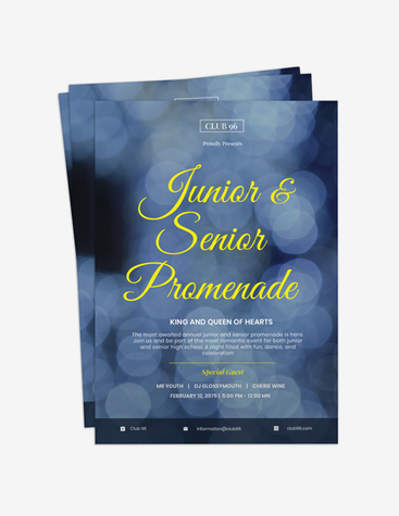 Junior and Senior Prom Flyer