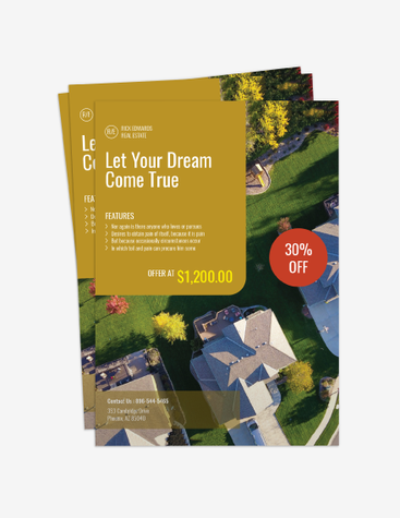 Real Estate Promotional Flyer