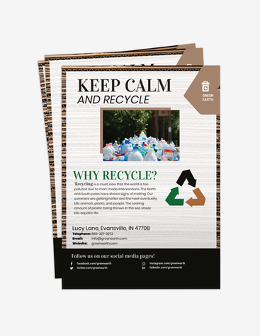 Recycling Organization Flyer