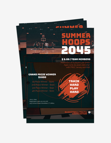 Basketball Summer League Flyer