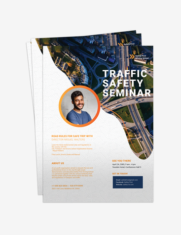 Traffic Safety Seminar Flyer