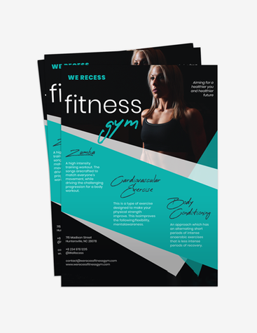 Active Fitness Gym Flyer