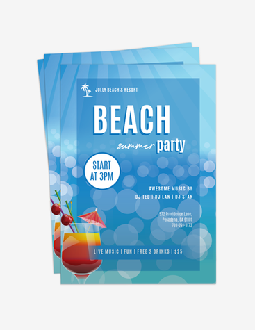 Resort Summer Party Poster