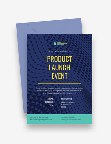 Product Launch Invitation
