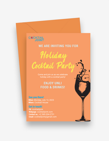 Carefree Cocktail Party Invitation