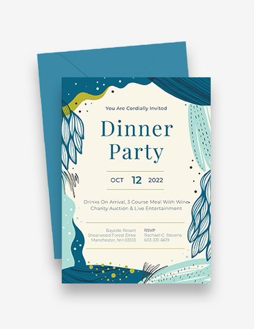 Cool Dinner Party Invitation